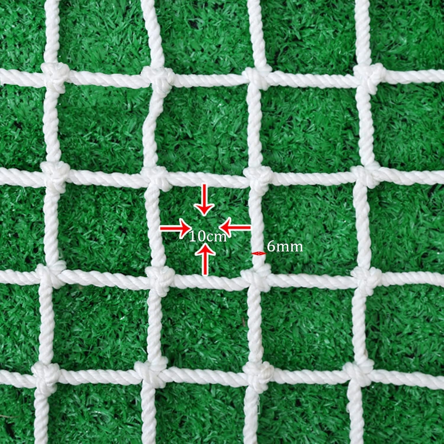 Treppenschutznetz Für Kinder, Fallschutznetz Für Haustiere, Schutznetz Für Den Innen- Und Außenbereich Für Balkon, Fenster, Spielplatz, Gartendekoration, Absturzsicherung White-10cm 1x5m(3x16ft)