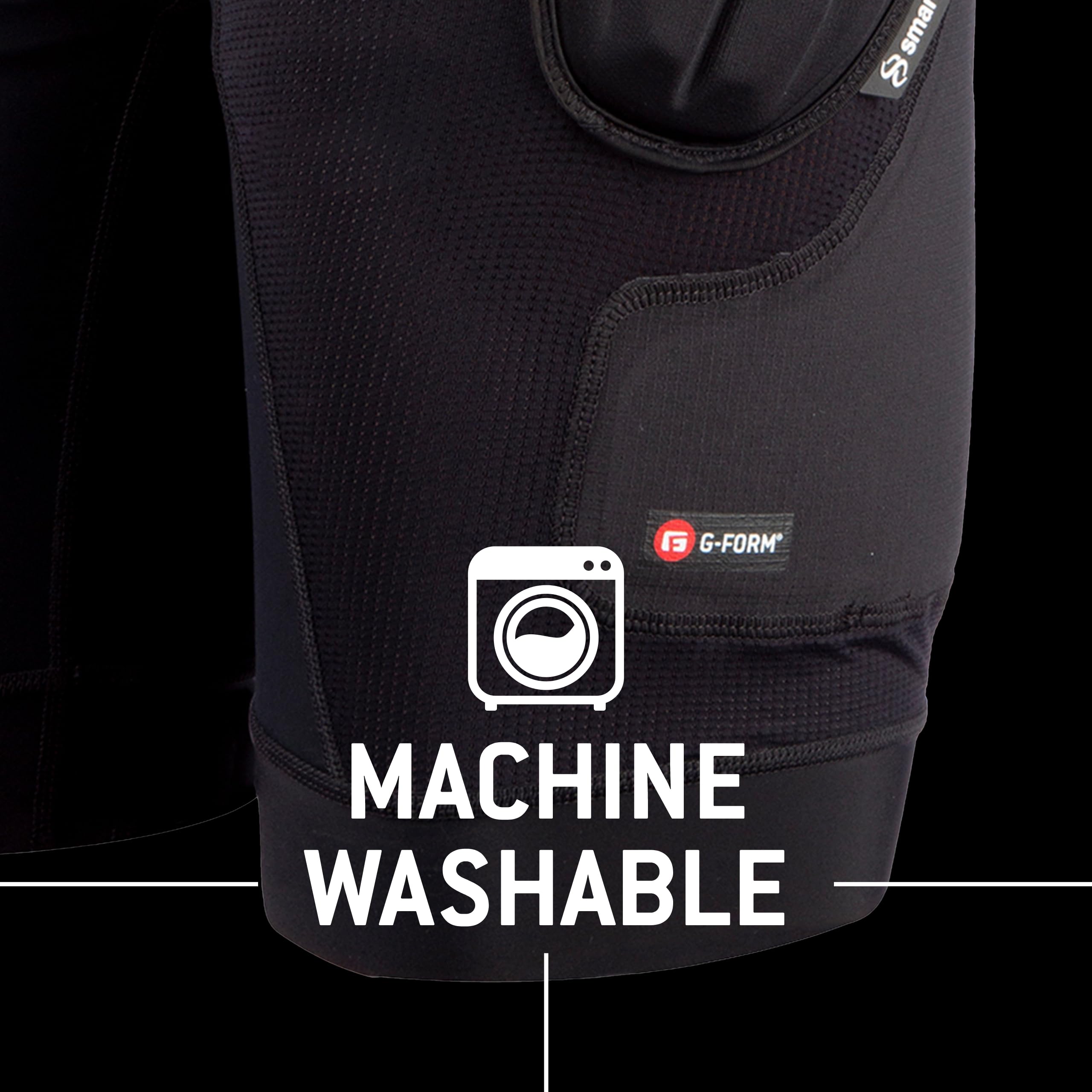G-Form MX Short mit Chamois - Radlerhose für Herren - Sportlicher Schutzausrüstung für den Radfahren