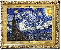 Vista 8 de Cubierta eléctrica acrílica decorativa de pintura de noche estrellada - Interruptor de luz triple