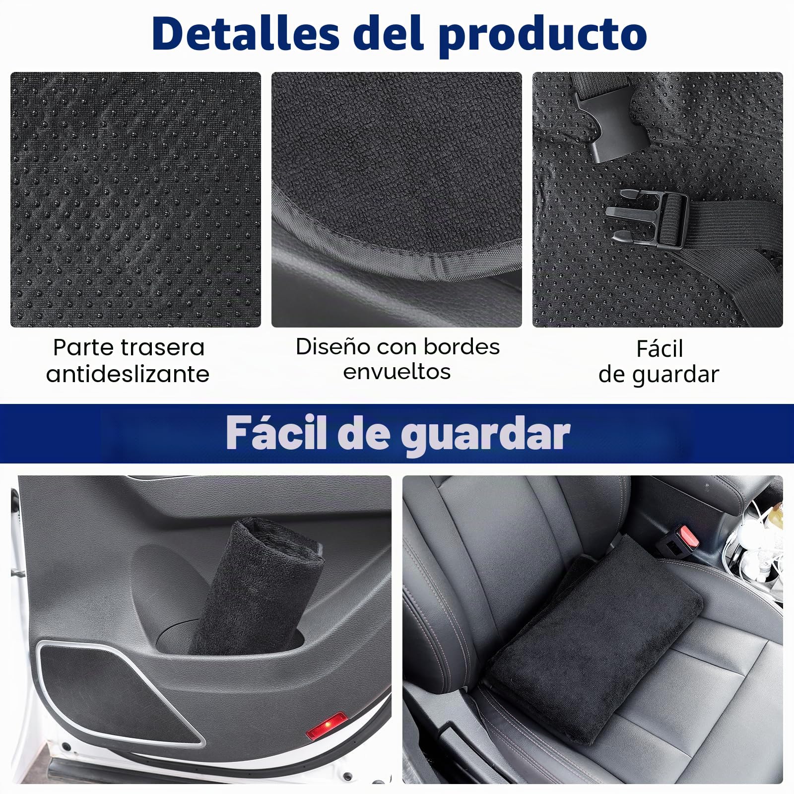 Funda de Asiento de Coche en Toalla Impermeable - Protector Universal Antideslizante y Resistente al Sudor para Asiento Delantero, para Gimnasio, Carrera, natación y Playa