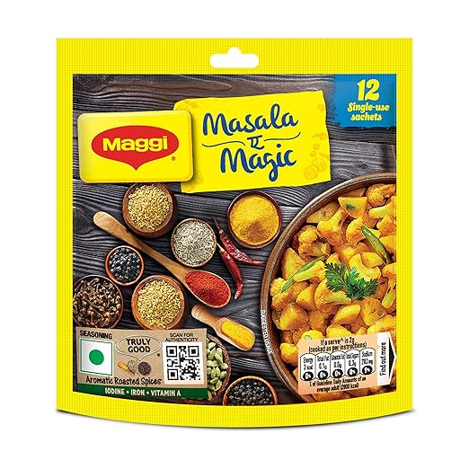 Masala-ae-Magic Vegetable Masala, All in One | 72g Pouch (6g x 12 Sachets)
