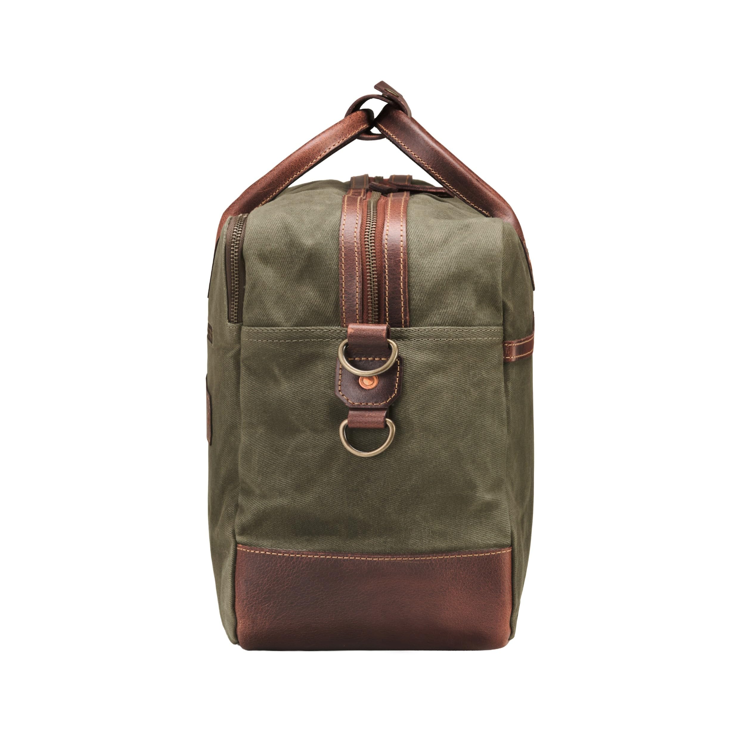 DRAKENSBERG 48h Reisetasche und Aktentaschen 'Mason' (42cm), Damen, Herren, 16" Laptopfach, Flug-Handgepäck | 25L, Wald-Grün, DR00626