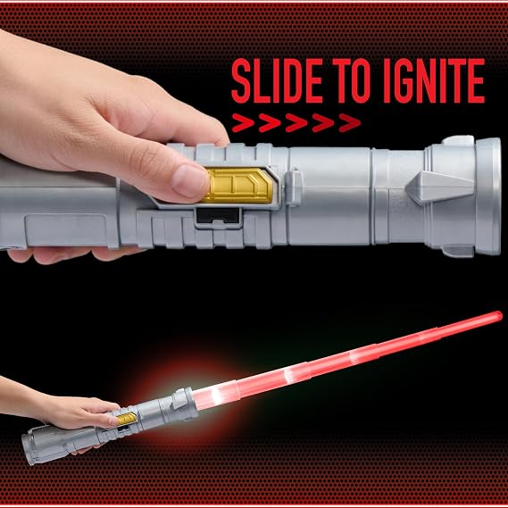 Power Saber Energy Blade Red | First Ever Automatic Saber | Auto Extending & Retracting Saber | Extends 35 (90cm) | Motion Based SFX | Ages 6+ | by Goliath