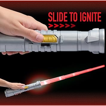 Power Saber Energy Blade Red | First Ever Automatic Saber | Auto Extending & Retracting Saber | Extends 35 (90cm) | Motion Based SFX | Ages 6+ | by Goliath
