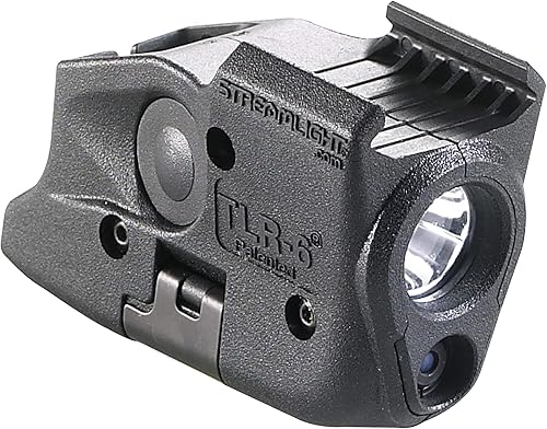 Miniatura 6 de Streamlight 69290 - Linterna táctica TLR-6 para pistola de 100 lúmenes con láser rojo de puntería integrado diseñada exclusiva y únicamente para