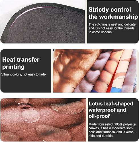 Miniatura 4 de Divertido delantal muscular, delantales para adultos para hombres con cuello ajustable, delantales novedosos para cocinar a la parrilla y fiestas