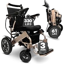 Majestic Electric Wheelchairs for Adults, Lightweight Foldable Electric Wheelchair, Motorized Wheel Chair for Seniors, Light Weight Wheelchairs for Adults Folding, Ultra Light Wheelchair