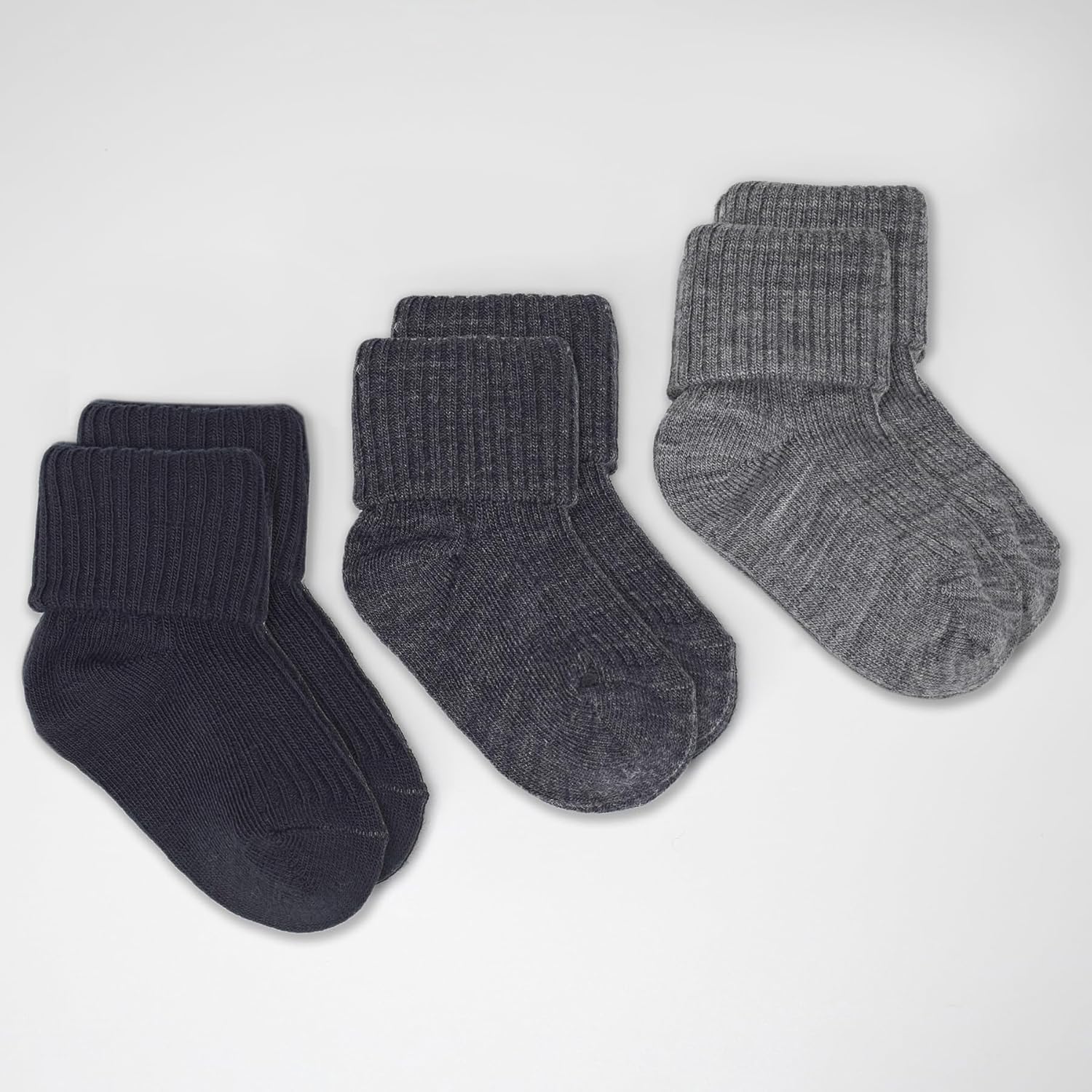 Woolino Wool Baby Socks, Washable Merino Wool Infant Toddler Kids Socks, Newborn to 8 Years (Pack of 3) - Image 8