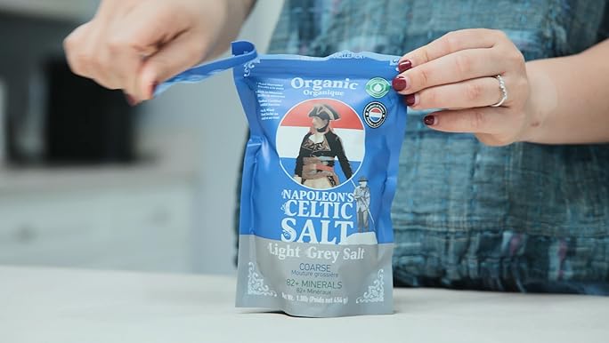 Amazon.com : Napoleon's Celtic Organic 82 Minerals Sea Salt Coarse Amazon.com : Napoleon's Celtic Organic 82 Minerals Sea Salt Coarse