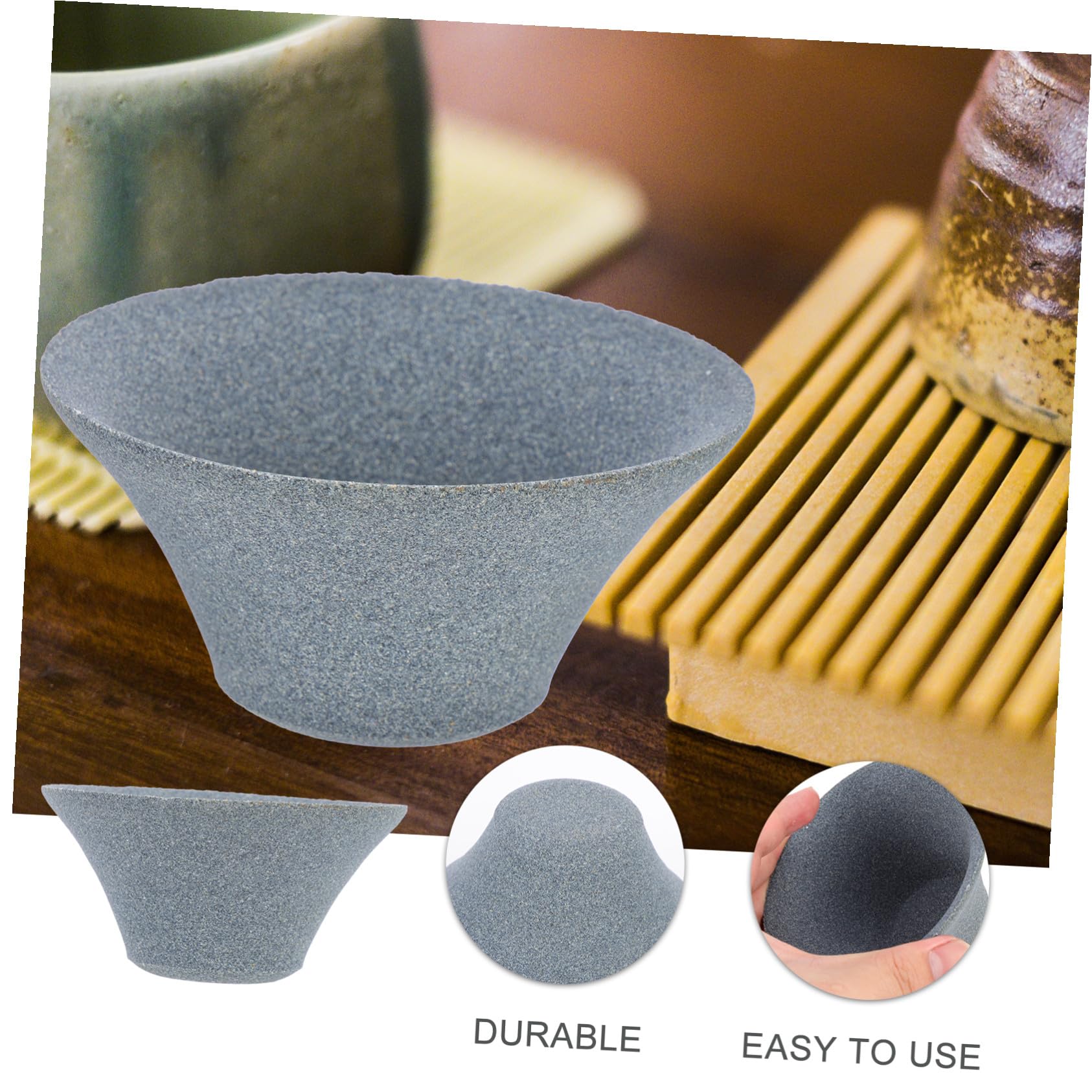 Homoyoyo 2 Pièces Filtre à Thé Céramique avec Invisibles Passoire pour Tasse Infuseur Pratique pour Maison et Bureau Filtre à Thé et Café