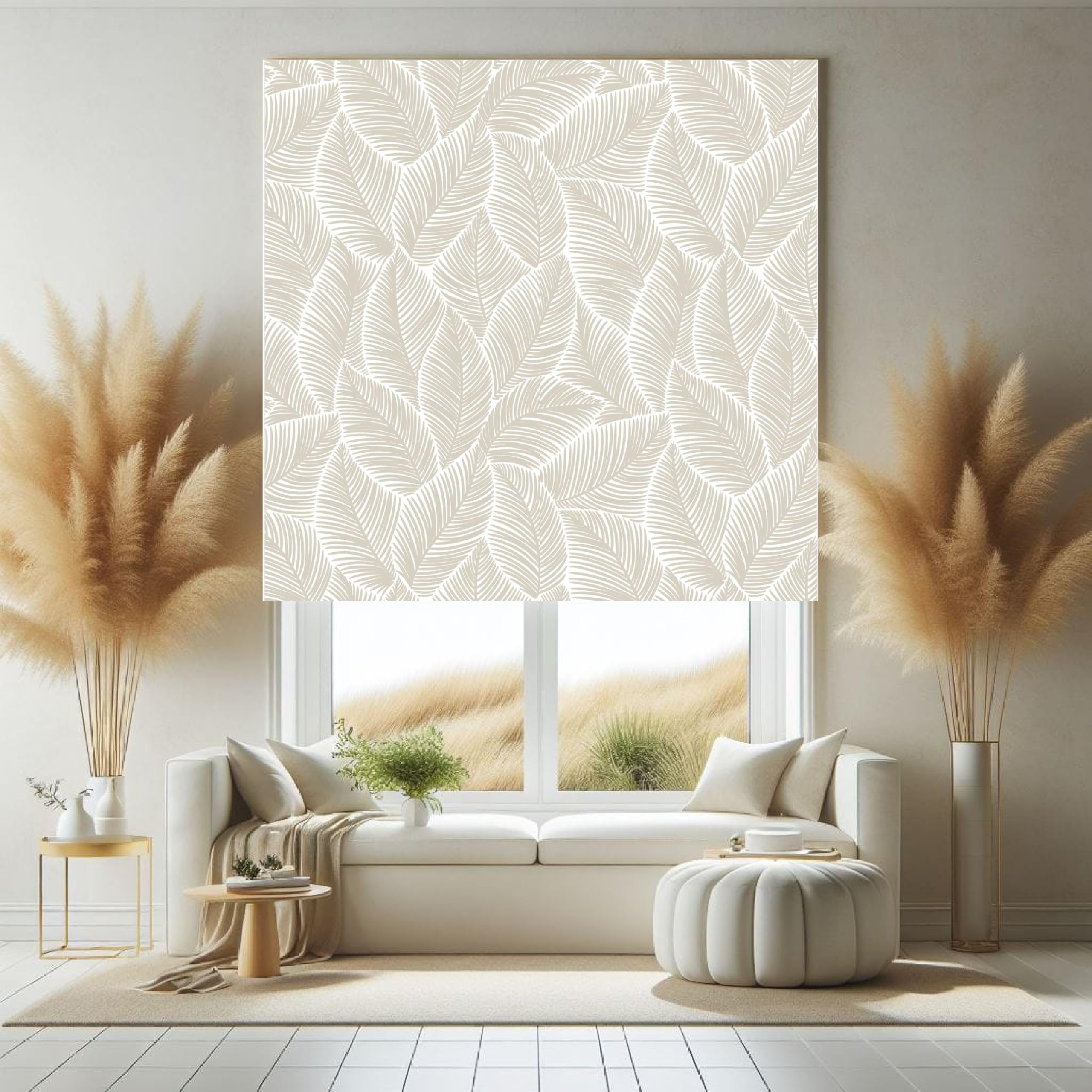 Estores estampados hojas, estores decorativos, estores estampados flores. Estores enrollables Translucidos estampados modernos.Calidad Premium (120x170)