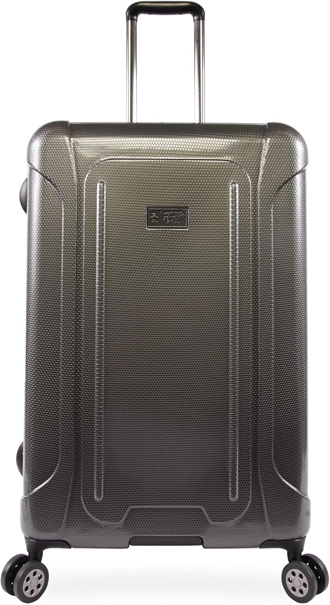 ORIGINAL PENGUIN Luggage Crest 29" Hardside Check in Spinner, Charcoal