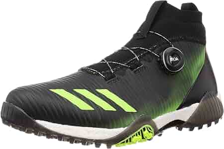 adidas ゴルフシューズ BOA コードカオス　ブラック/グリーン Amazon | [アディダスゴルフ] ゴルフシューズ コードカオスボア