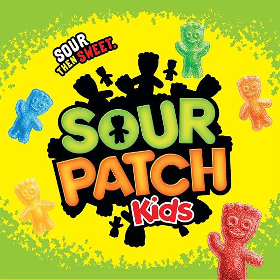 SOUR PATCH KIDS Soft & Chewy Gummy Candy, Bulk Candy, 12 - 3.5 oz Boxes