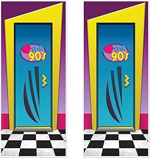 I Love The 90's Door Cover Pack of 2