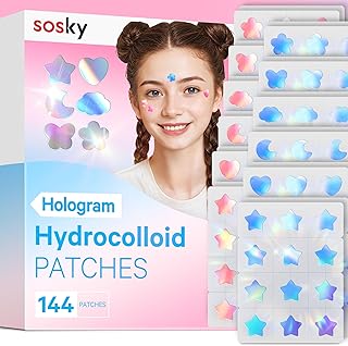 Sosky Parches holográficos para espinillas pa...
