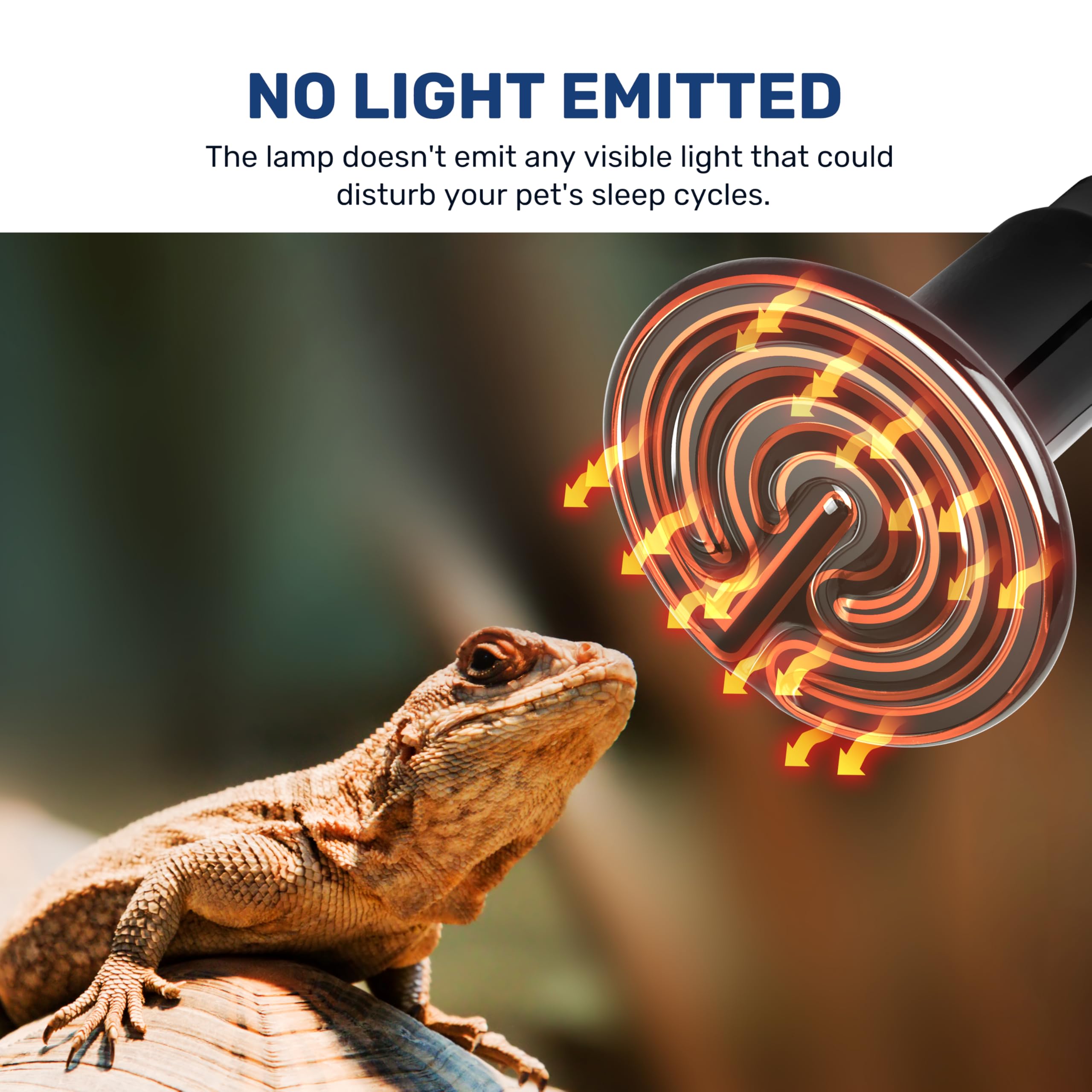 Heat Emitter For Reptiles Heldig Bulb Infrared Reptile Heat