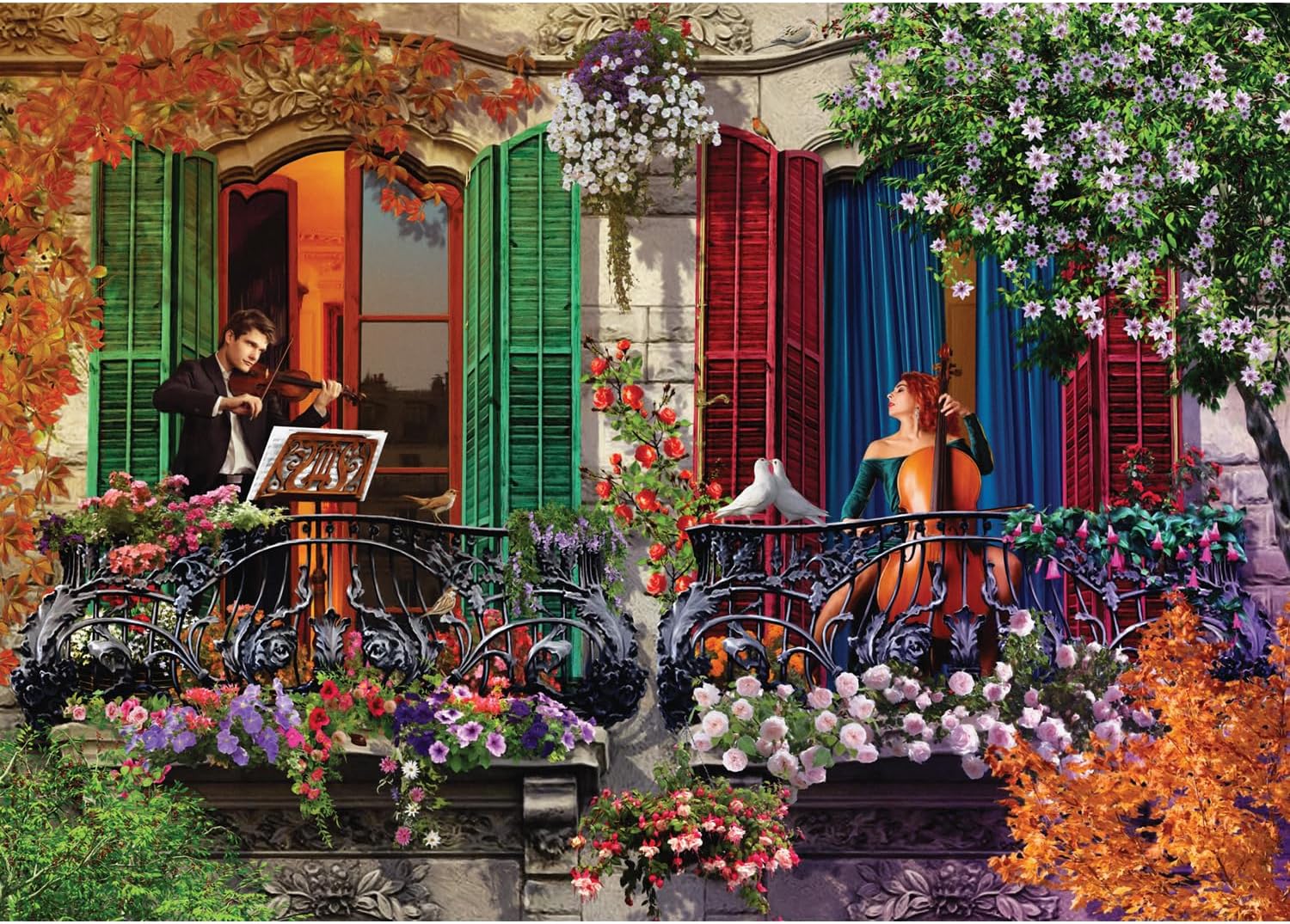 Anatolian Puzzle - The Duet, 1500 Piece Jigsaw Puzzle, #4573