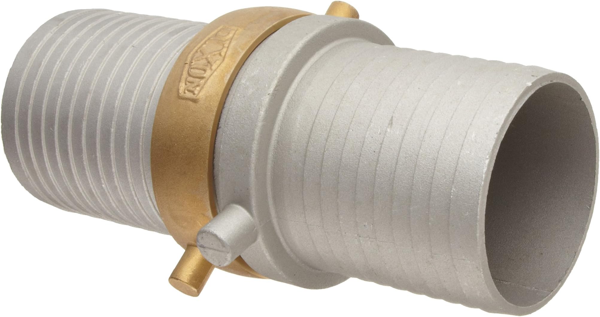 DixonCAB400 Aluminum Shank/Water Fitting, King Short Suction Coupling, 4" NPSM Thread, Box of 8