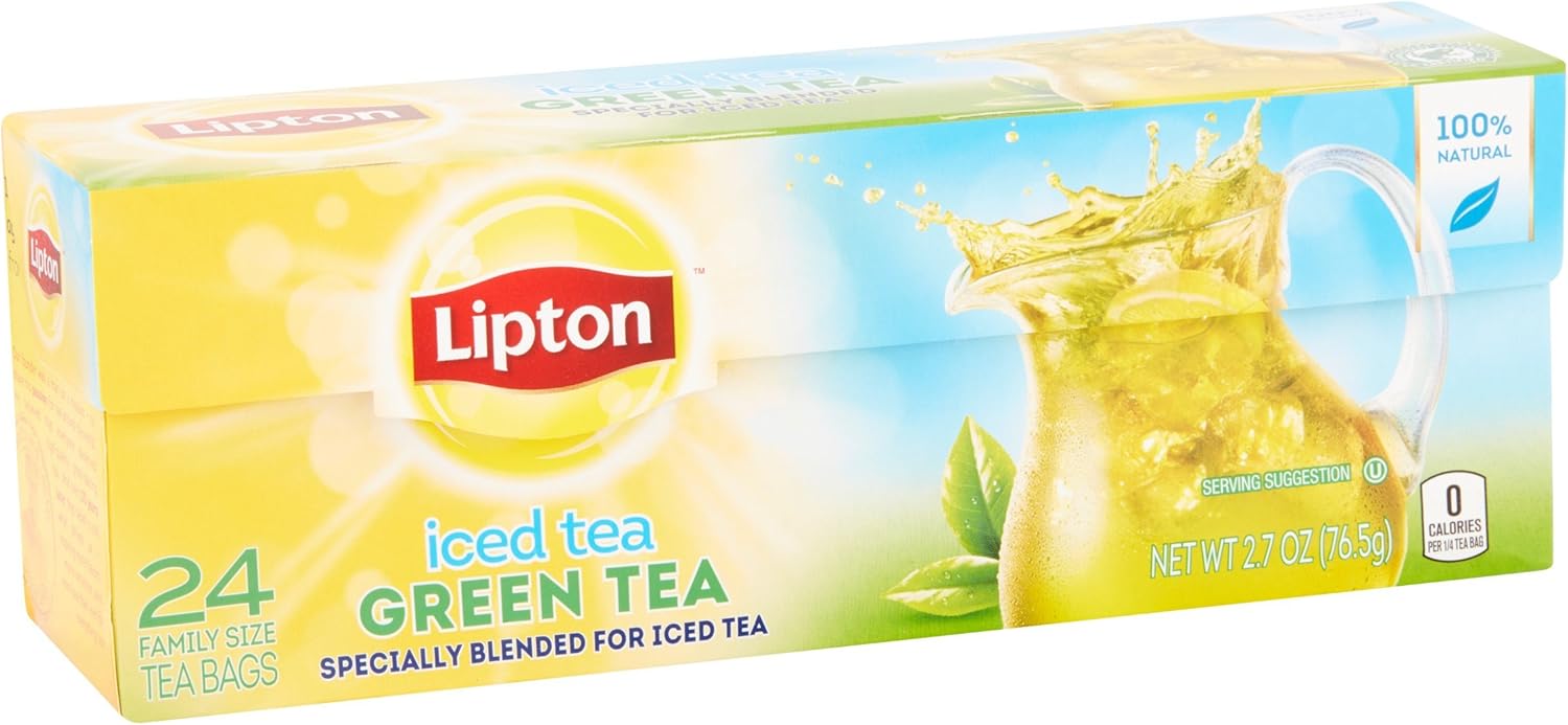 Lipton Iced Green Tea Family Size 24 Tea Bags Amazon.ca Grocery