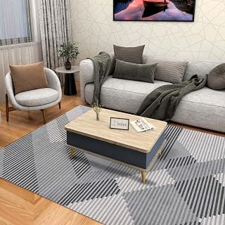 Latte Dizayn Betrice Desenli Kadife Pamuk Tabanlı Yıkanabilen Kaydırmaz Antibakteriyel Salon Halısı (100X160)