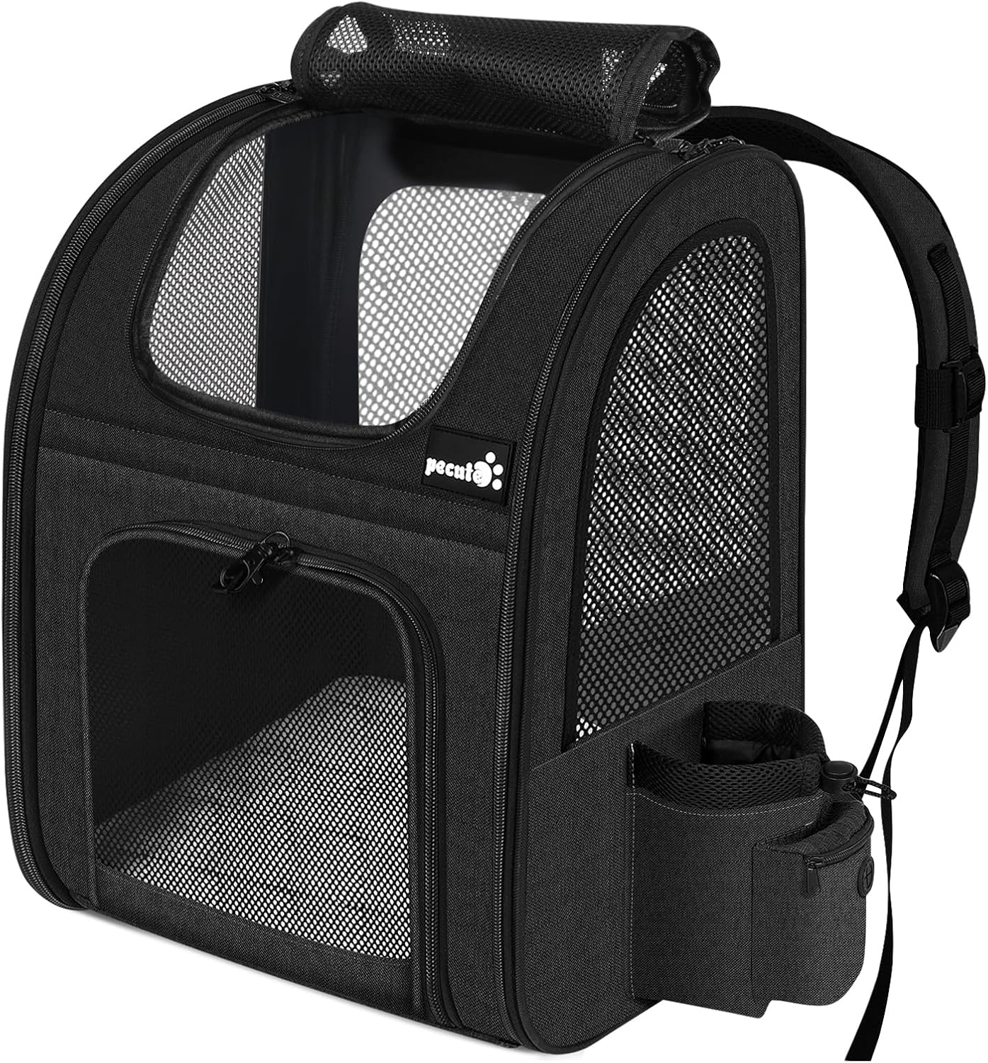 Pecute Pet Carrier Backpack, Cat Backpack Carrier with Breathable Mesh