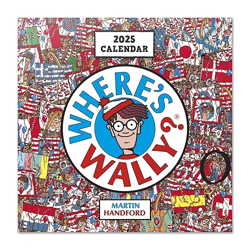 Grupo Erik Wall Calendar 2025 - Where's Wally | 12" x 12" Square Calendar 2025, Wall Planner 2025, Family Planner Calendar 2025 | Wheres Wally Calendar 2025, Where's Wally Calendar 2025