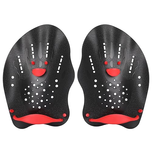 Hianjoo Swimming Hand Paddles for Junior and Adult, Power Strength