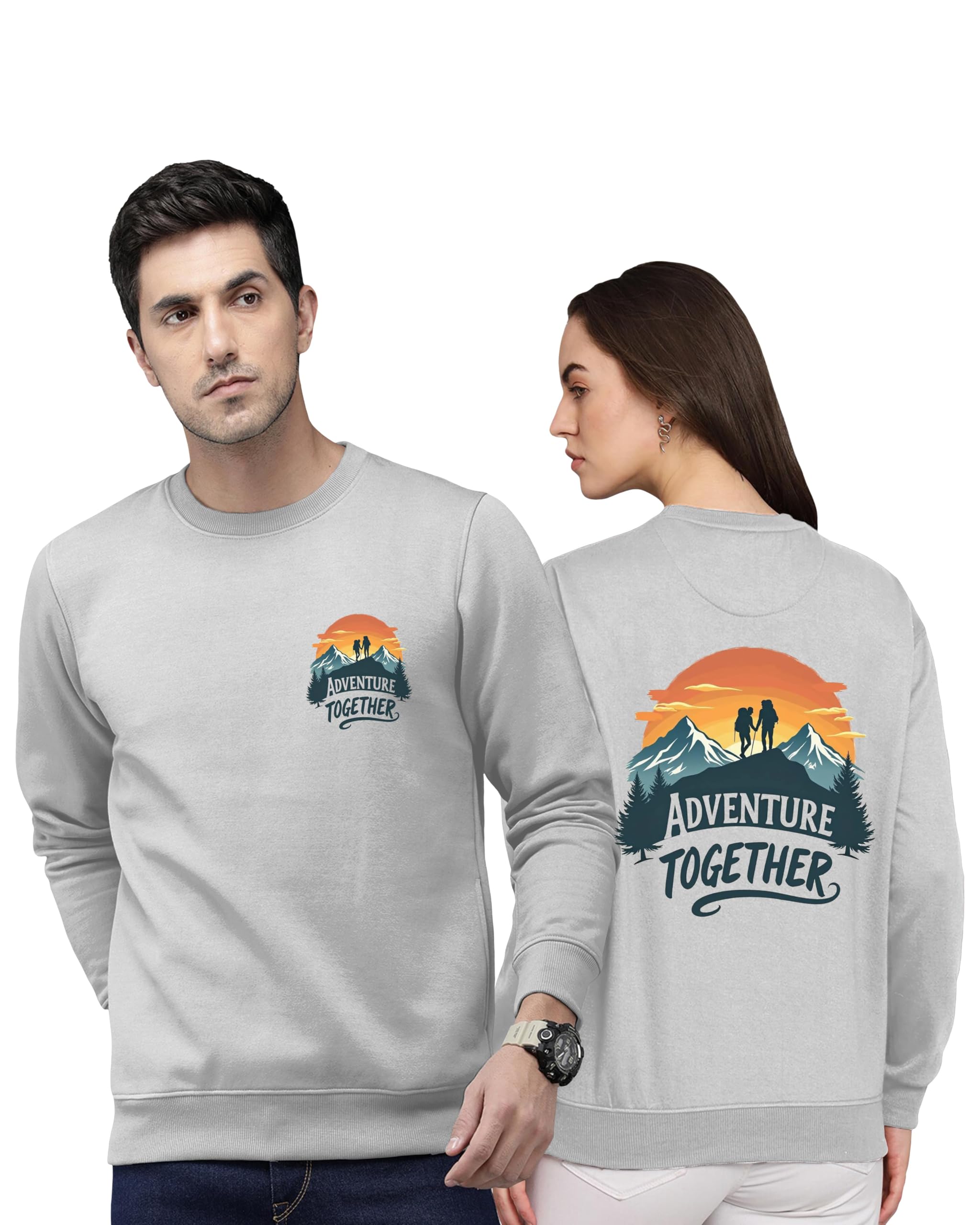 twinny zone Couple Combo Sweatshirts | Fleece Cotton Design for Men and Women (Regular Fit | SweatshirtsCoupleDTG)-picture-11