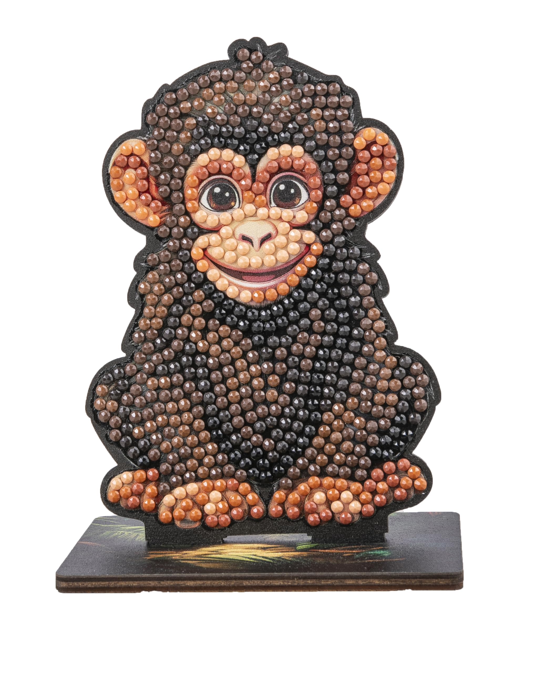 CRYSTAL ART Chimp Wildlife Buddies Kit Craft Buddy
