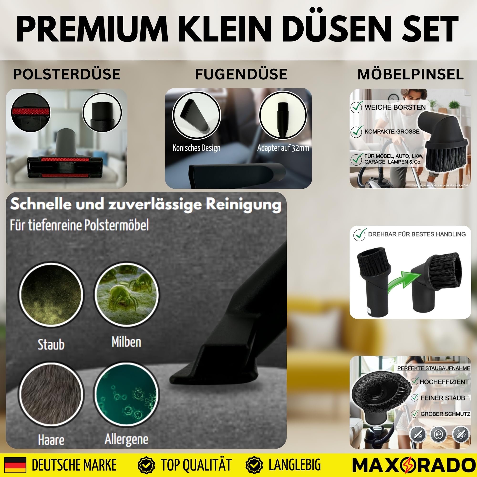 Kit de rechange XXL pour aspirateur eau et poussière Kärcher MV WD 90121090 90121090 WD3200 WD3800 A2004 A2024 A2054 A2064 MV2 WD2 WD2064