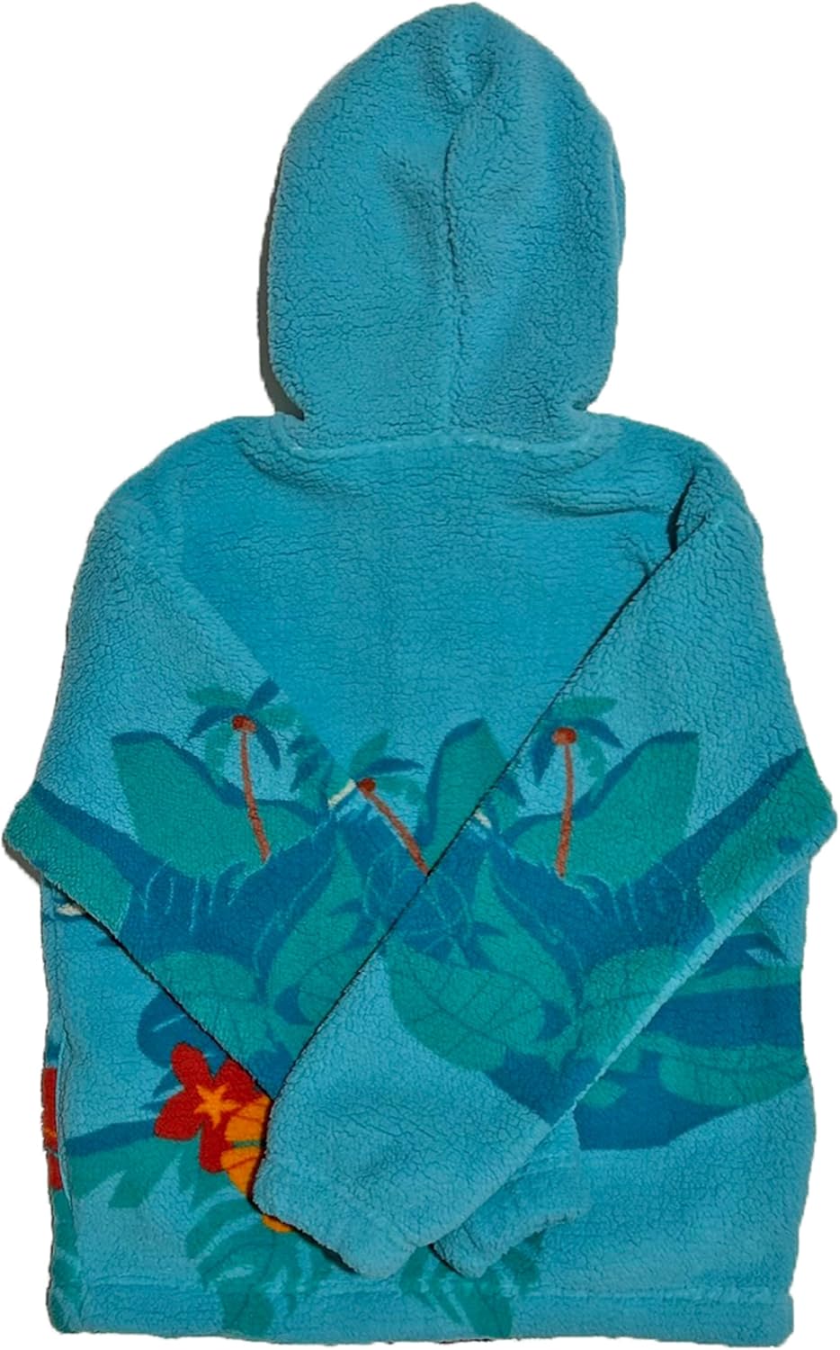 Disney Moana Big Girls Plush Fleece Zip Hoodie - Image 4