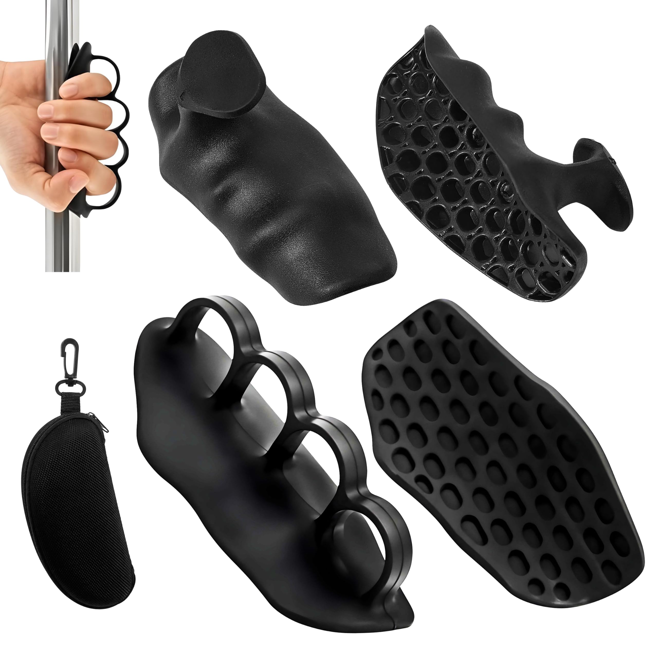 Guantes de levantamiento transpirables para barras de pesas y mancuernas 8