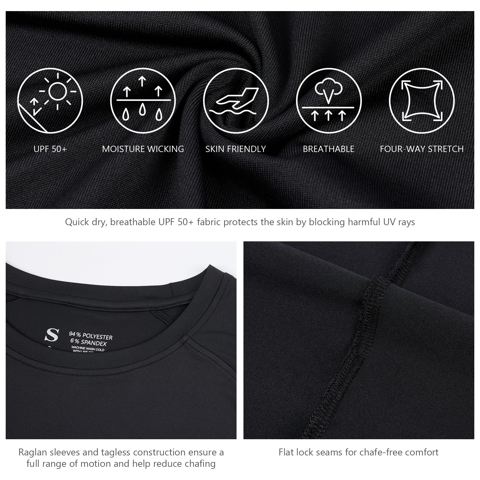 Bassdash - Camiseta de Manga Larga para Mujer con protección Solar UPF 50+ UV para Pesca, Senderismo, Rendimiento