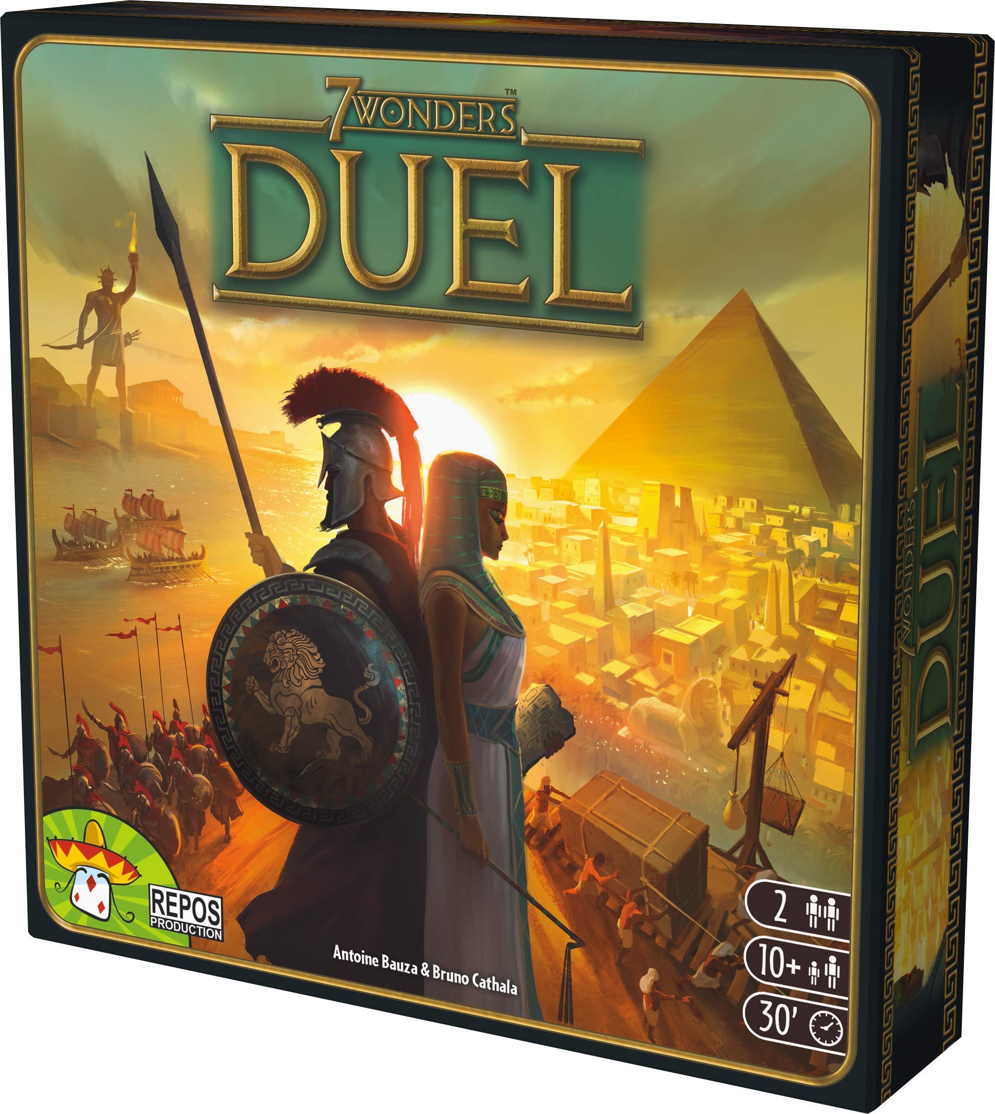 Asmodee - 7 Wonders, Gioco da Tavolo, 3-7 Giocatori, 10+ Anni, Edizione In Italiano + 7 Wonders Duel - Gioco da Tavolo di Strategia per 2 Giocatori, 10+ Anni, Edizione in Italiano