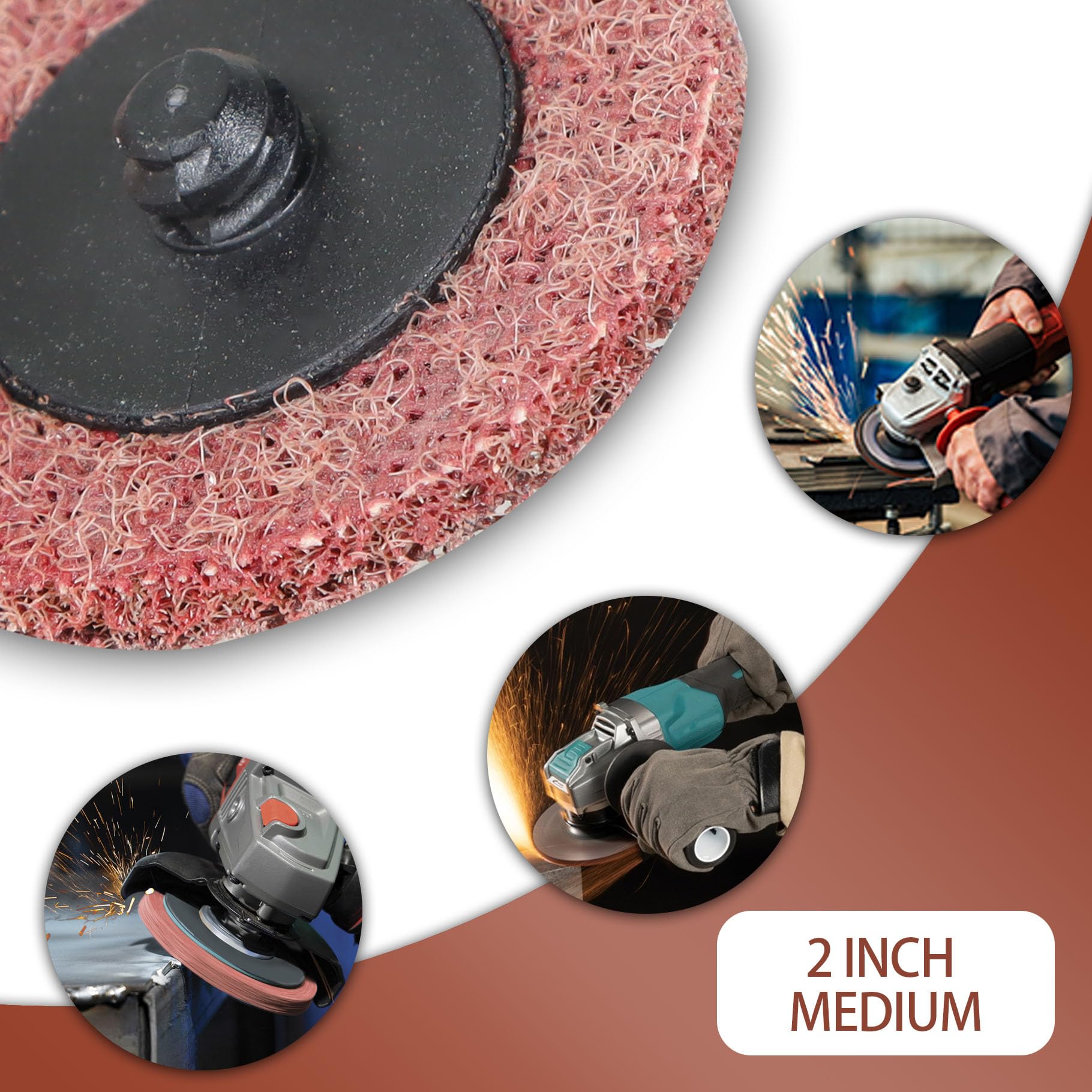 50 Sanding Discs - 2 Inch Quick Change -5