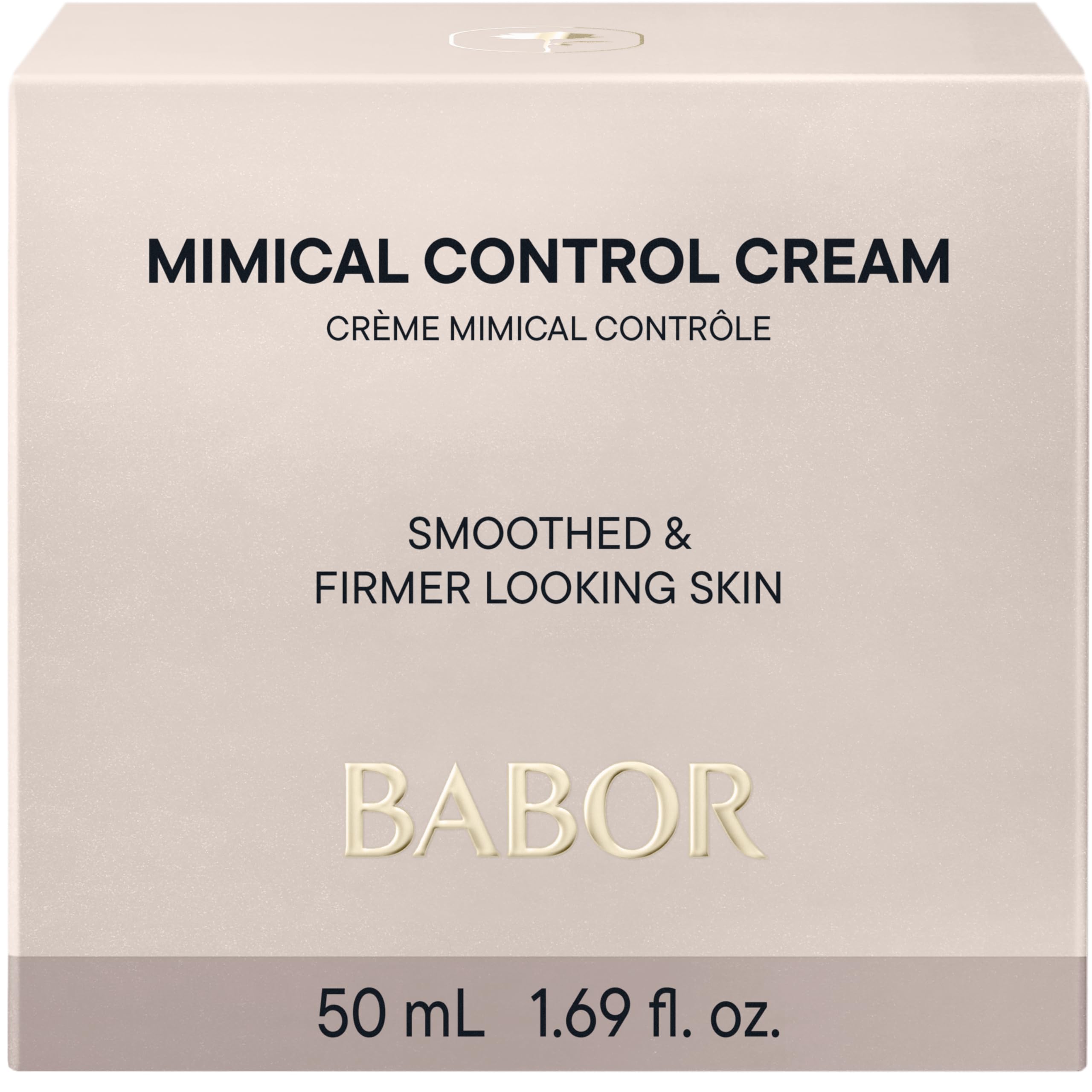 BABOR CLASSICS Mimical Control Cream, Leichte Gesichtscreme für trockene Haut, Gegen Mimikfalten und Mikroverspannungen, Vegane Formel, 50 ml