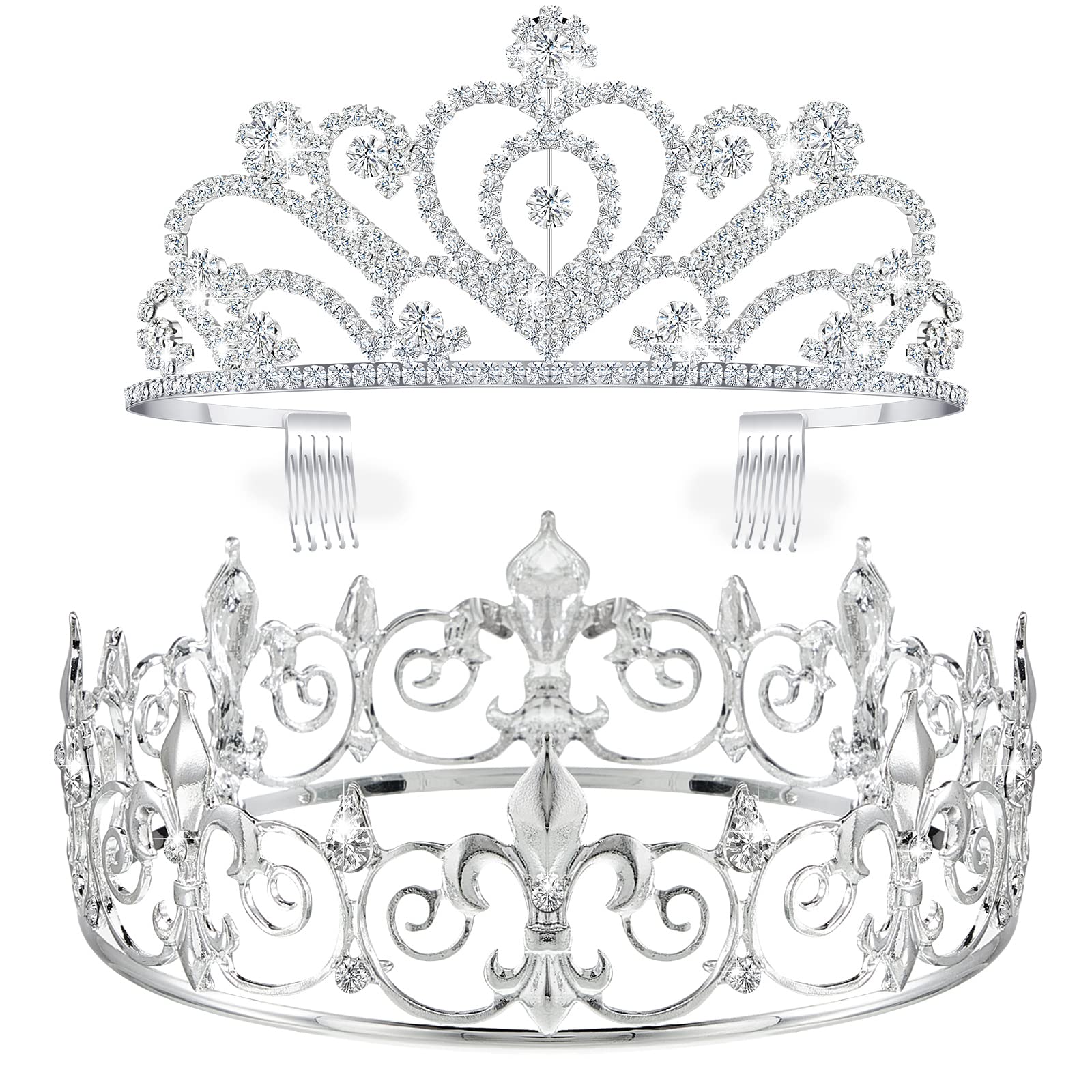 Coronas de rey real para fiestas temáticas y bodas de plata 7