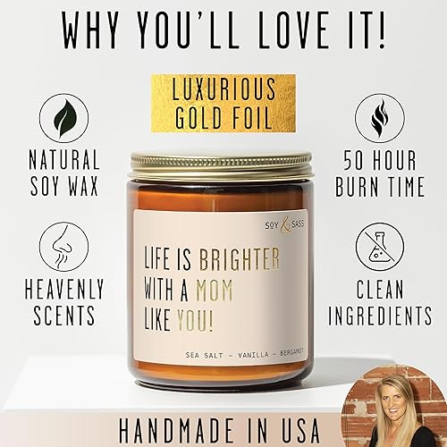 Miniatura 27 de Dog Mom Gifts for Women, Dog Lovers Gifts for Women - 'Best Dog Mom Ever' Soy Candle, w/Fresh Linen I Gifts for Dog Lovers I Dog Gifts for Women I