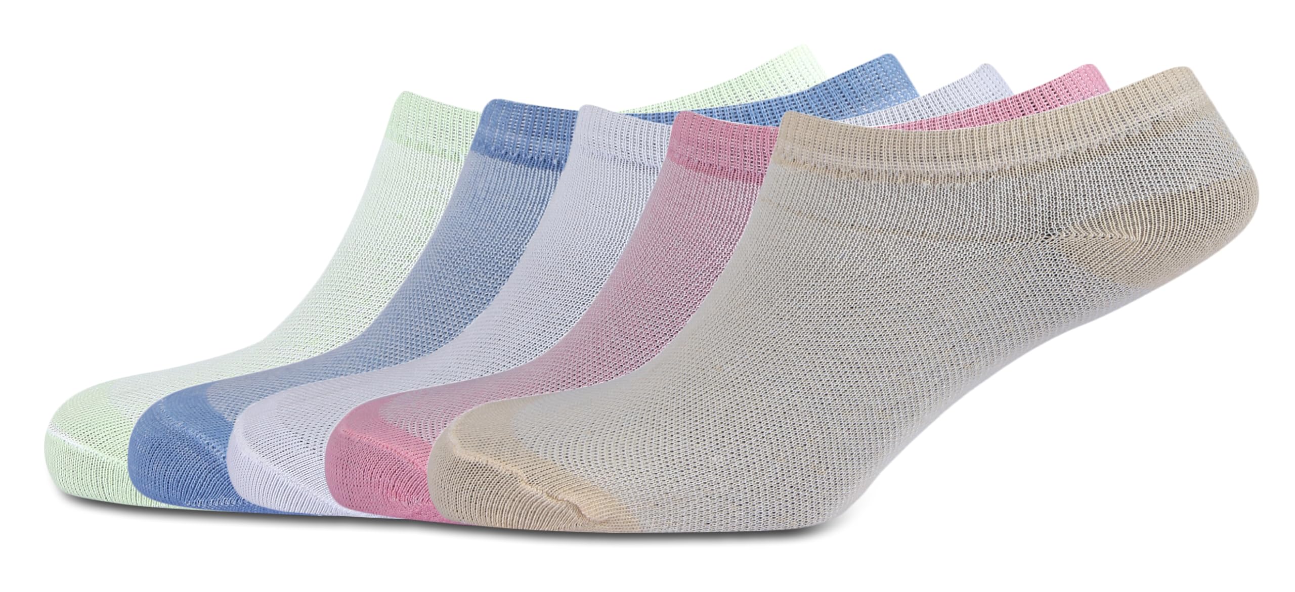 sjeware Women soft Ankle Socks Low Cut Thin Sock Multi Colour Soft Sock 5 Pairs-picture-10