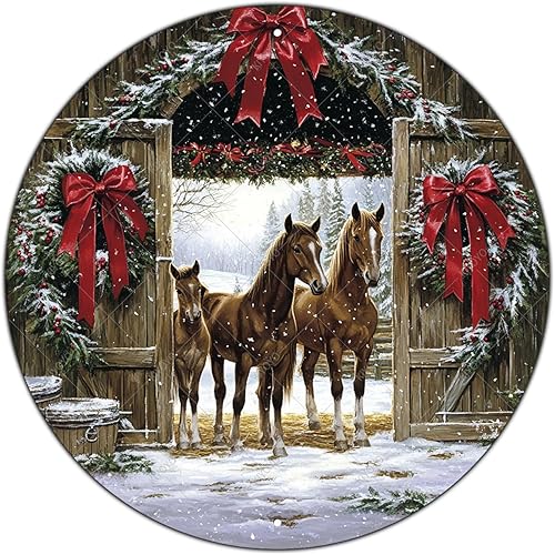 Vista 34 de Letrero de metal redondo con diseño de campanas plateadas, decoración de pared retro para puerta del hogar, jardín, bares, oficina, tienda, pubs