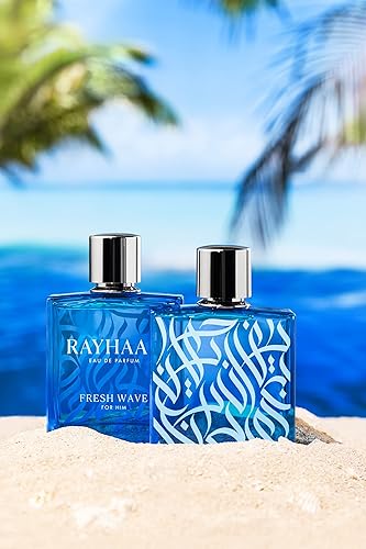 Miniatura 4 de RAYHAAN Fresh Wave - Eau de Parfum en espray para hombre, 3.4 onzas