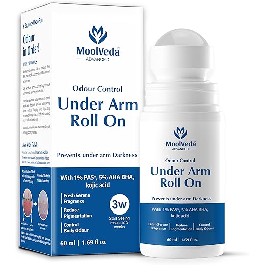 Moolveda Underarm Roll-On 60ml - Odor Control