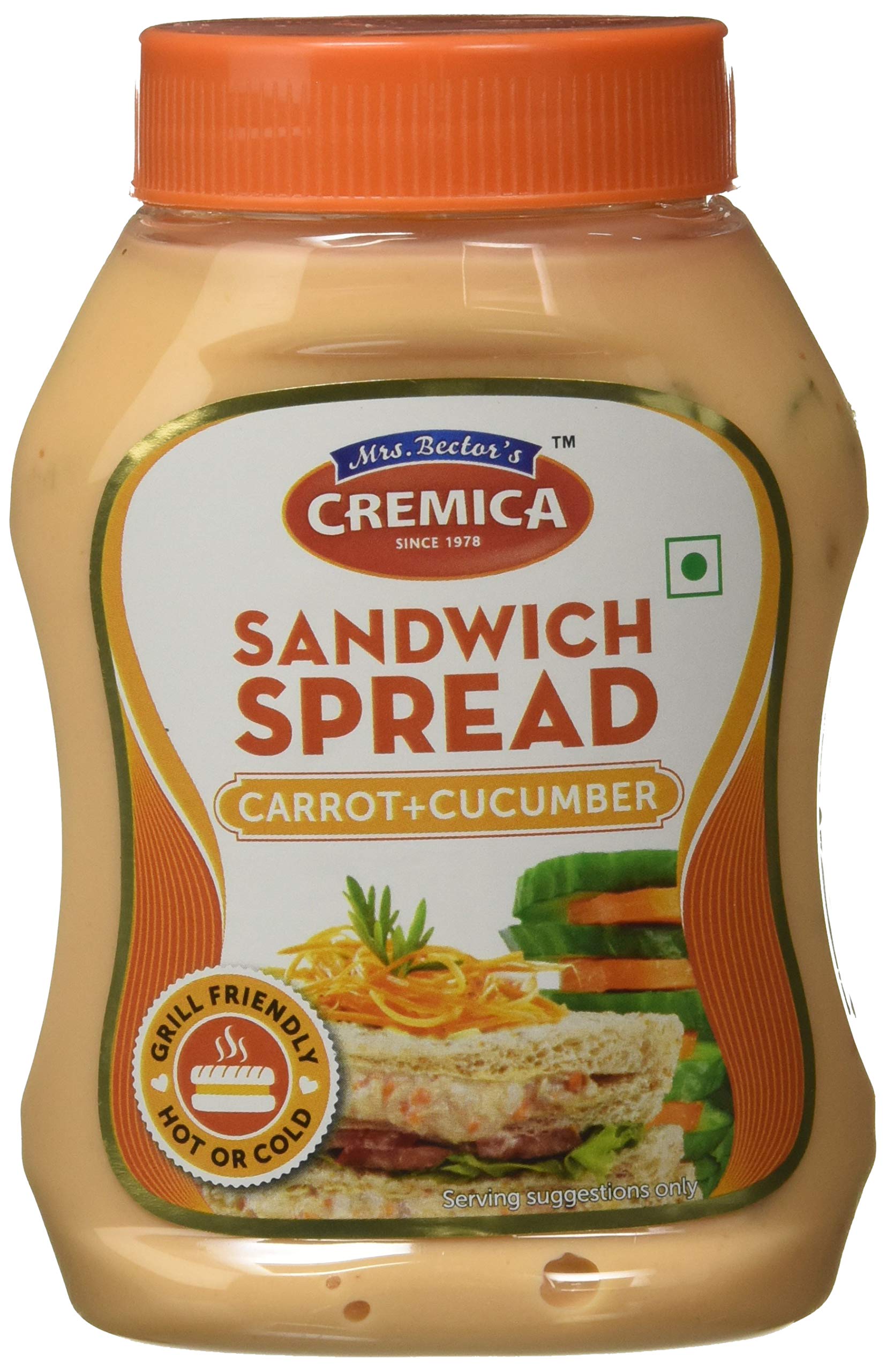Buy Cremica Sandwich Spread, Carrot and Cucumber, 275g Online at