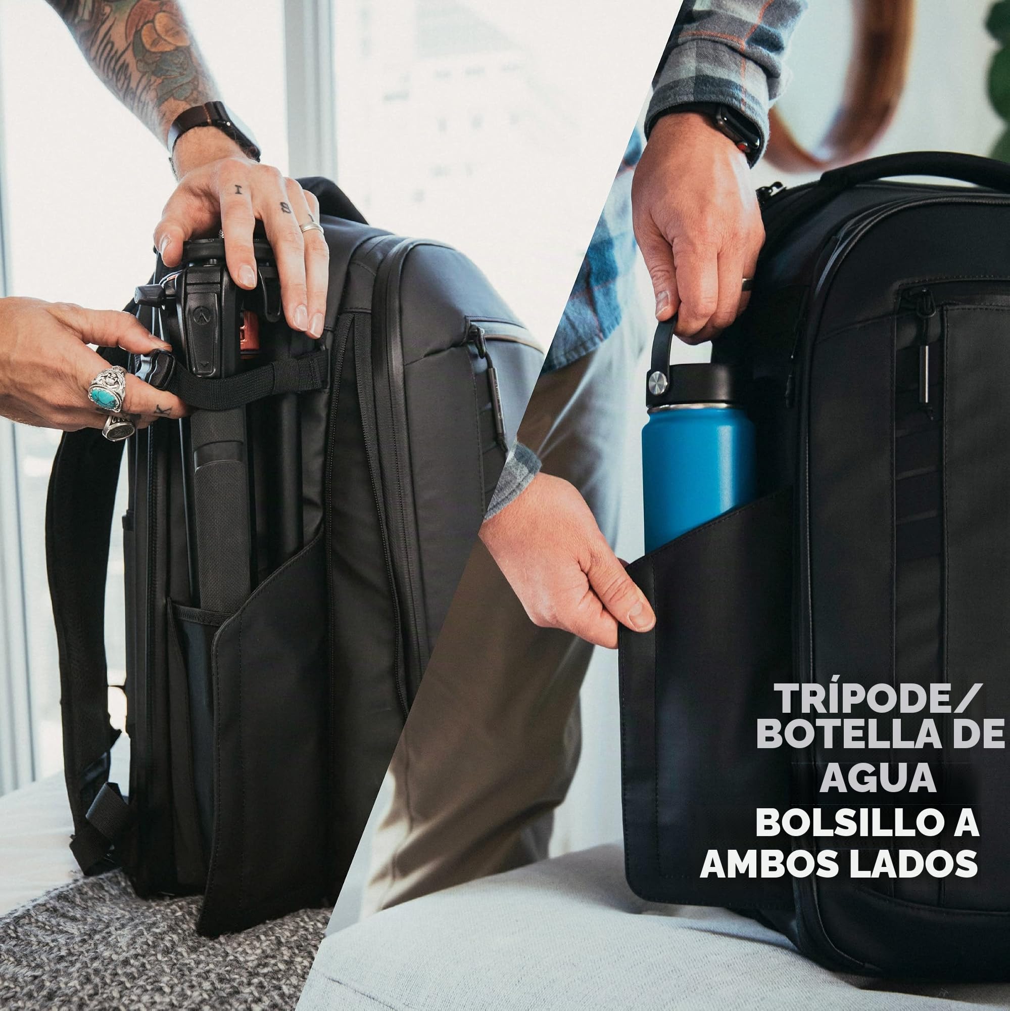 Gomatic Peter McKinnon 35L Mochila Fotográfica – Gran Camera Backpack para DSLR, Bagpack Viaje con PC 16″, Dron, Ropa, Resistente al Agua, con Compartimentos y Protecció