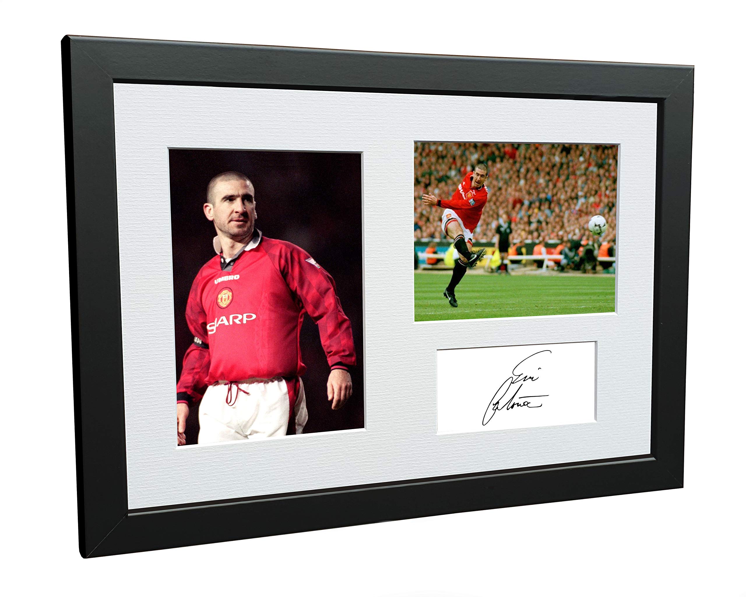 Kitbags & Lockers Eric Cantona 12x8 A4 Manchester United Autographed Signed Photo Photograph Picture Frame Soccer Gift