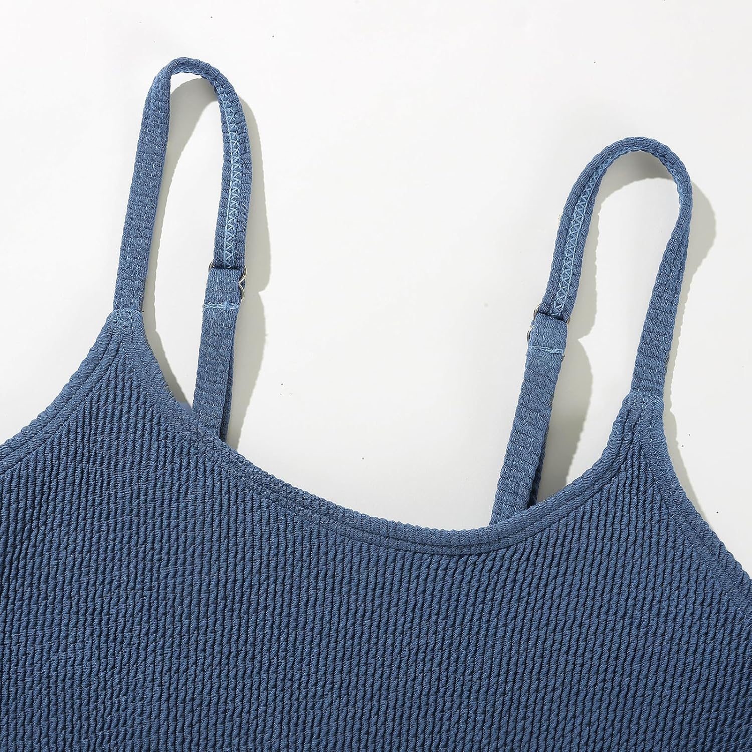 Weixinbuy Girls Swimsuit Color Block Bathing Suit Adjustable Strap Two Pieces Bikini Swimsuits Beach Swimwear for Girls 9-16Y - Image 6