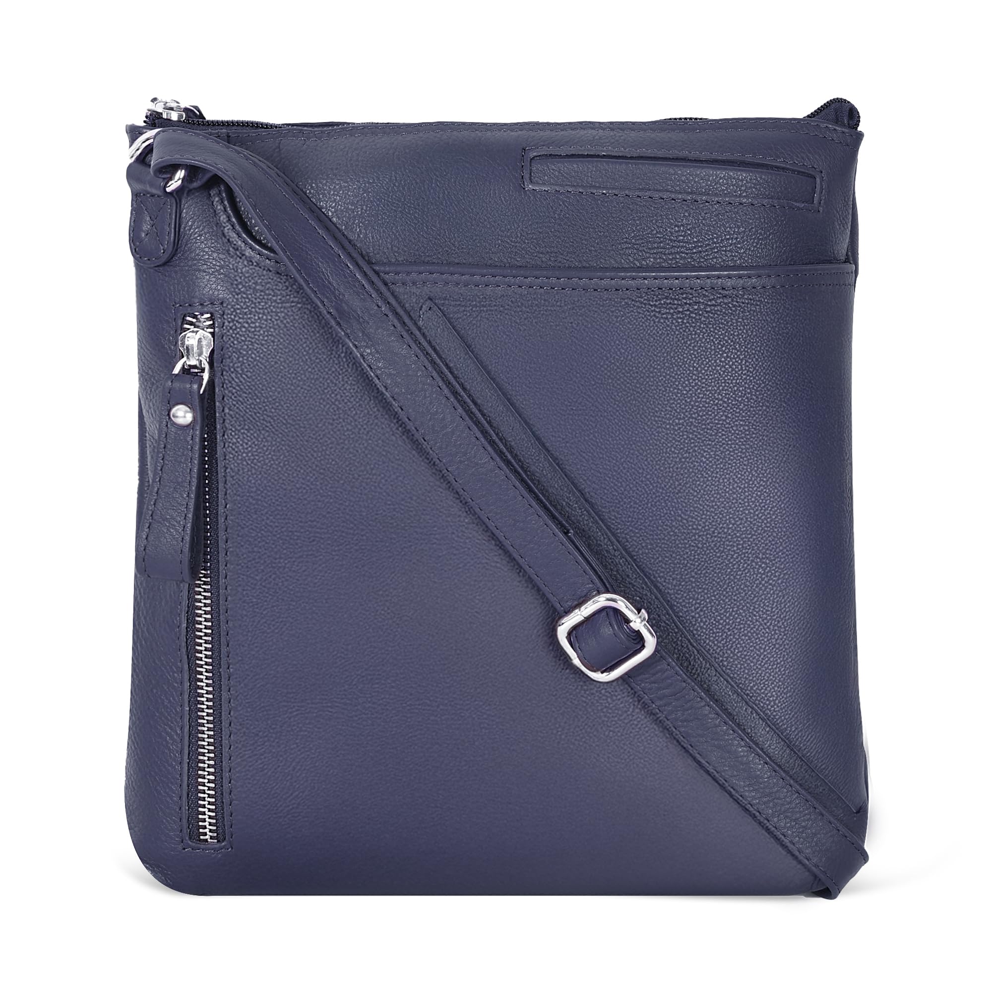 Leather Crossbody Bags for Women - Ladies Sling Handbags - Medium Cross body Purses Handbags - Purses For Women