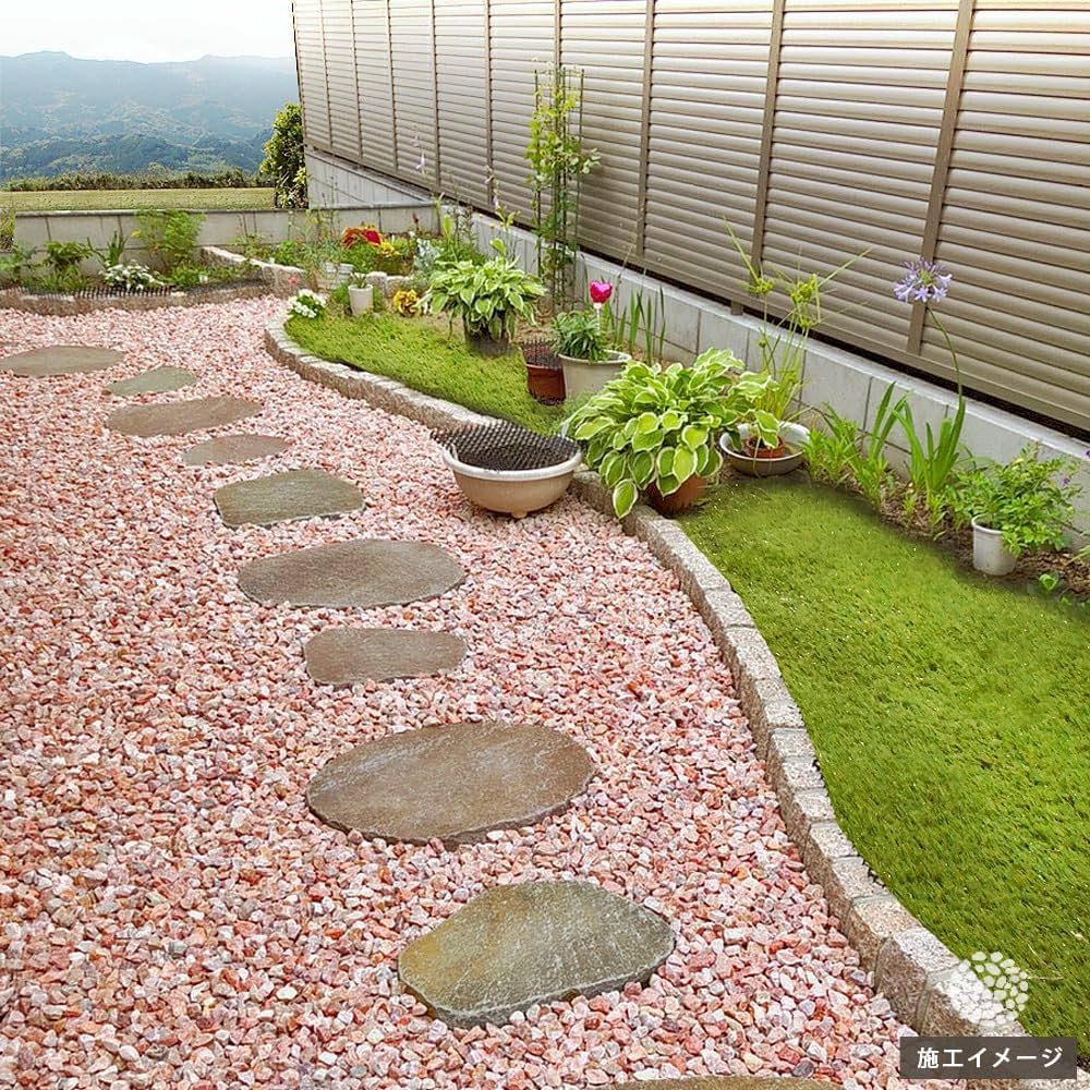 Amazon | [NITTO SEKKO]砂利 ガーデン用砂利 石 化粧砂利 防犯 除草