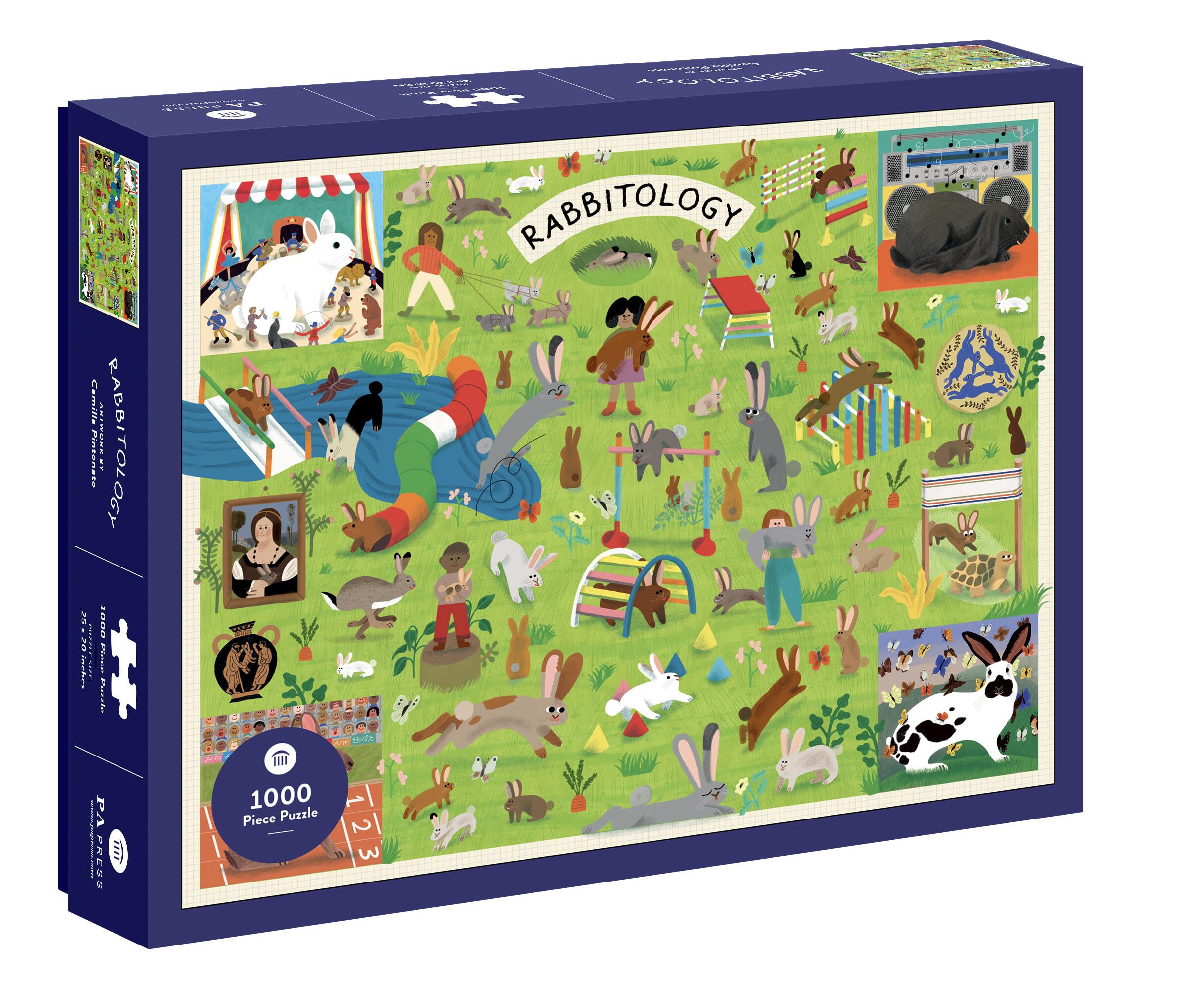 Amazon.co.jp: Rabbitology: 1000 Piece Puzzle : Pintonato, Camilla: 本